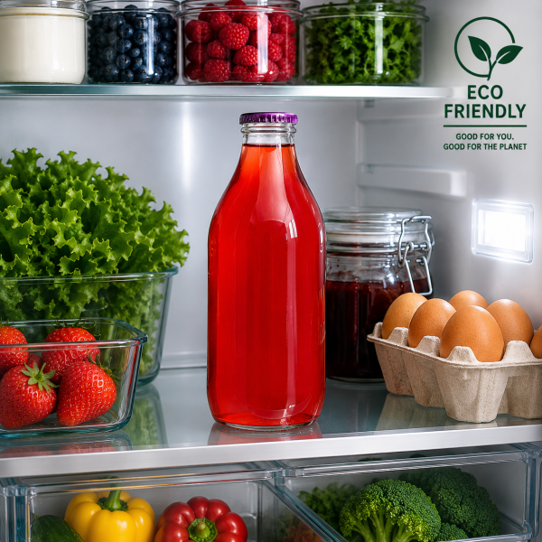 1 Pint Cranberry Juice Glass